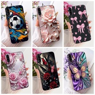 For Samsung A90 5G Case Cover Silicone Cute Cat Fashion Butterfly Funny Painted Casing For Samsung G
