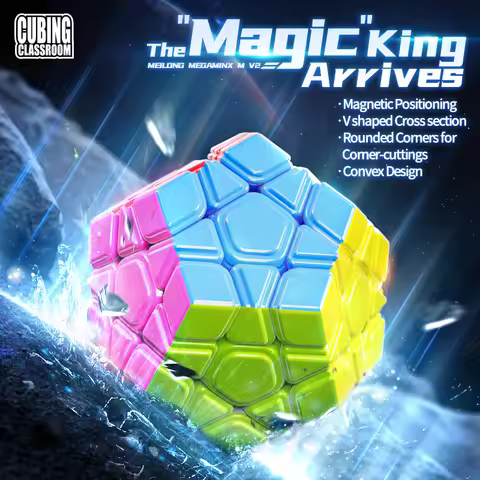 MOYU NEW Magnetic Megaminx V2 M 3x3 Megaminx Magic Cube Speed Cube Stickerless Puzzle Megaminxeds Cu