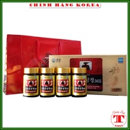 Genuine Korean Red Ginseng Extract 365, box of 4 bottles - Korean Ginseng Extract Korean 6 Years Red