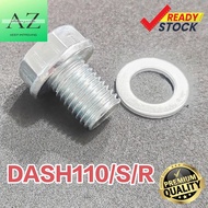 HONDA DASH110 / DASH110S / DASH110R OIL DRAIN NUT ( STD ) WITH WASHER