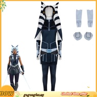 Star Cosplay Wars: The Clone Wars Season 7-Ahsoka Tano Cosplay Costumes Dress Outfits Halloween Carn