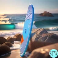 ซัฟบอร์ด SUP board Surfboard Paddle board 1100 (335*81*15cm) กระดานโต้คลื่น บอร์ดยืนพาย ซัฟบอร์ด สาย