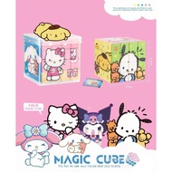 Rubik's Cube Magic Sanrio Pattern Super Cute Size 4 x 4 Packed In A Good Box. 6.5 x 6.5 cm