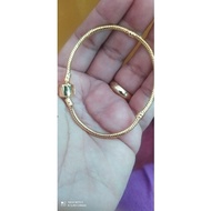 Gelang pandora dan pandora jagung emas 24k suasa cop 916