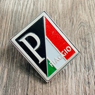 Logo mặt nạ xe PIAGO VESPA chất lượng nhựa cứng hàng phôi zin cao cấp