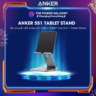 Anker 551 USB-C A8387 Hub 8-in-1 Tablet Stand 60Hz, 3.5Mm AUX, microSD SD, PD 100W, 5Gbps