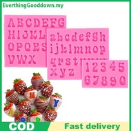 Ed 3D Letter Number Silicone Fondant Molds Chocolate Cake Molds Cake Decorating DIY Tools Jelly Cook