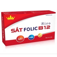 Kingphar B12 Folic Iron Syrup (Box of 15 tubes) – Supports reducing the risk of anemia and iron defi