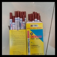 PREMIUM spidol permanent paint marker coklat isi 12