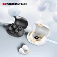 【Great Selection】 Monster Bone Conduction Bluetooth 5.3 Earphones Earring Wireless Headphones Waterproof Headset Sports Earbuds Ear Hook With Mic