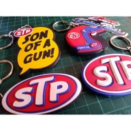 🏍️ KEYCHAINS GETAH STP KEYCHAIN MOTOR STP SOG KEY RING STP HELMET