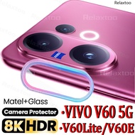 VIVOV60 2025 Full Curved Camera Lens Protective Tempered Glass For VIVO V60 V 60 Pro Lite E V60Pro V