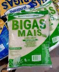 SUPERSHOP BIGAS MAIS CORN GRITS 1KILO PER PACK , PURONG BIGAS MAIS LEGIT