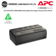 APC UPS BV1000VA/600W Uninterruptible Backup Battery Power Supply 4 Universal Outlet 230V AC [Order Model:BV1000I-MS]