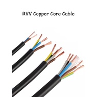 22AWG/20AWG/18AWG/17AWG RVV Sheath Cable 2 3 4 5 6 7 8 10 Cores PVC Sheathed Flexible Wire for Contr