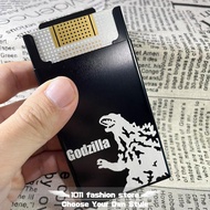 哥吉拉 ゴジラ Godzilla 金屬鋁製 滑蓋 自動 菸盒 香煙盒 煙盒 菸盒