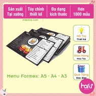 Print Formex 5mm Thick Hard Menu (Format) Size: A5, A4, A3 HafuHouse_HafuDecor
