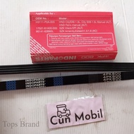 Topsbrand Ribt belt van belt Indoparts 4PK 800 Amenity, Esteem16, 1,3 for AC