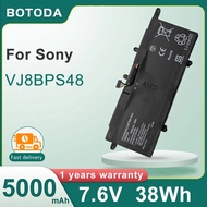 BOTODA 7.6V 38Wh5000mAh VJ8BPS48 Laptop Battery For Sony VAIO S11 Series Rechargeable Battery High Q