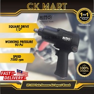 HITTO 1/2'' Heavy Duty Air Impact Wrench(Twin Hammer) MADE IN TAIWAN AIR GUN PEMBUKA TAYAR KERETA LO