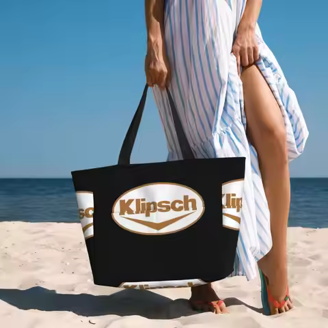 Klipsch 7 Dakimakura Beach Tote Bag Sport Gym Yoga Duffle Large Tote Bag Women Travel Bag Fitness ba