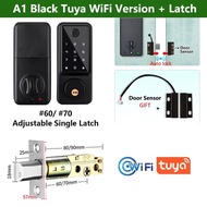 A1 TT Lock/ Tuya WiFi Auto Fingerprint Smart Door Lock Digital Electronic Door Lock With Door Sensor
