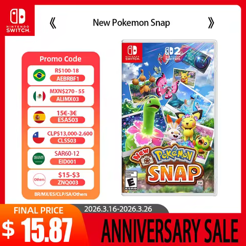 Original New Pokemon Snap Nintendo Switch Game Deals Original Physical Game Card Simulator Game Genr
