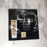 Lancôme蘭蔻零粉感超持久粉底液BO-01防曬PA+++阻隔紫外線粉底自然修飾潤色提亮均勻抗老百貨專櫃正貨正品試用品試用包化妝彩妝保養時尚