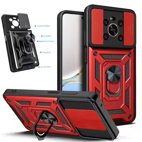 Case For Honor X5 X5B X5C Plus X6S X7D X6A X6B X6C X7C X7B X7A Camera Slide Military Grade Armor Pro