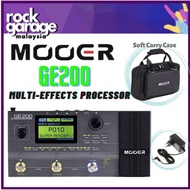 Mooer GE200 Multi-Effects Processor + SC-200 Soft Carry Case ( GE-200 / GE 200 )