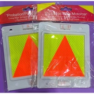 3M Probation Car Plate (P Plate) 2 Pcs / Front & Back