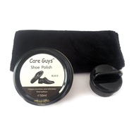 Shoe Polish Wax by Care Guys: Black Wax for Leather Shoes – 2.7oz Cleans, Nourishes & Refines