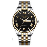 ☎ Authentic brand mechanical watch automatic quartz watch men business steel strip waterprooften big