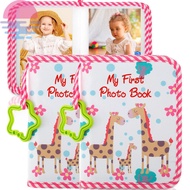 2 Pcs Soft Cloth Baby Photo Album Personalized Baby Photo Book Adorable My First Photo Book Holds 4x