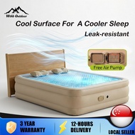 WTHB Inflatable Air Bed with automatic air pump outdoor foldable portable travel camping air mattres