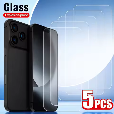 5PCS Tempered Glass For Asus ROG Phone 3 Strix 8 Pro Screen Protector For Asus ROG Phone 7 6 Anti-Sc