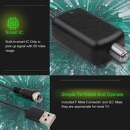 TV Signal Amplifier Booster Digital HD for Cable TV Fox Antenna HD Channel 25DB