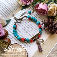 Gypsy Boho Bohemian Turquoise Natural Stone Bracelet