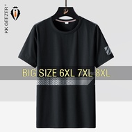 T Shirt Men Streetwear Cotton 6XL 7XL 8XL Plus Size Short Sleeve Oversize Black T-shirts Summer shirt Fashion Loose Dropshipping