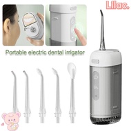 VIOLETLILAC Water Jet Floss, Gum Care 200ml  Water Flosser,  USB Rechargeable 5 Jet Tip 3 Modes Teet