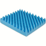 Ergonomic Blue Foam Cushion -Soft Polyurethane Seat Pad for Office Chairs Cars and Wheelchairs - Por