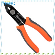 TEASG Crimping Tool, Orange High Carbon Steel Wire Stripper, Professional Cable Tools Electricians