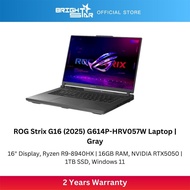 ASUS ROG Strix G16 G614P-HRV057W Gaming Laptop - 16" WUXGA/R9-8940HX/16GB/1TB SSD/RTX5050/Win11