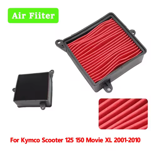 For Kymco Scooter125 Scooter150 Scooter 125 150 Movie XL 2001-2010 Motorcycle Air Filter Washable Re
