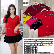 JN-FASHION 2484 || WOMEN'S TOP LIST BUTTON PREM BKK