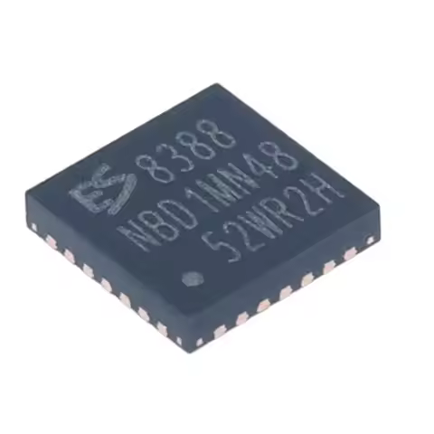 10Pcs New Original Es8388 Qfn-28 Embedded Low-Power Audio Amplifier Chip Ic Silk Screen 8388