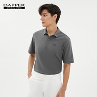 DAPPER เสื้อโปโล DP Patch Polo Shirt สีเทา