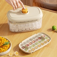 Press Ice Box Ice Mold Ice Cube Ice Cube Mold Household 28 Cube Ice Cube Storage Box with Lid Frozen