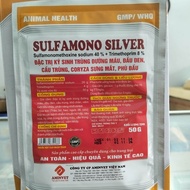 Amox 50% 50g phân xanh trắng khô chân ốm lườn dùng cho gà