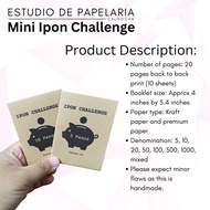 Estudio | Cute size Ipon Challenge Booklet